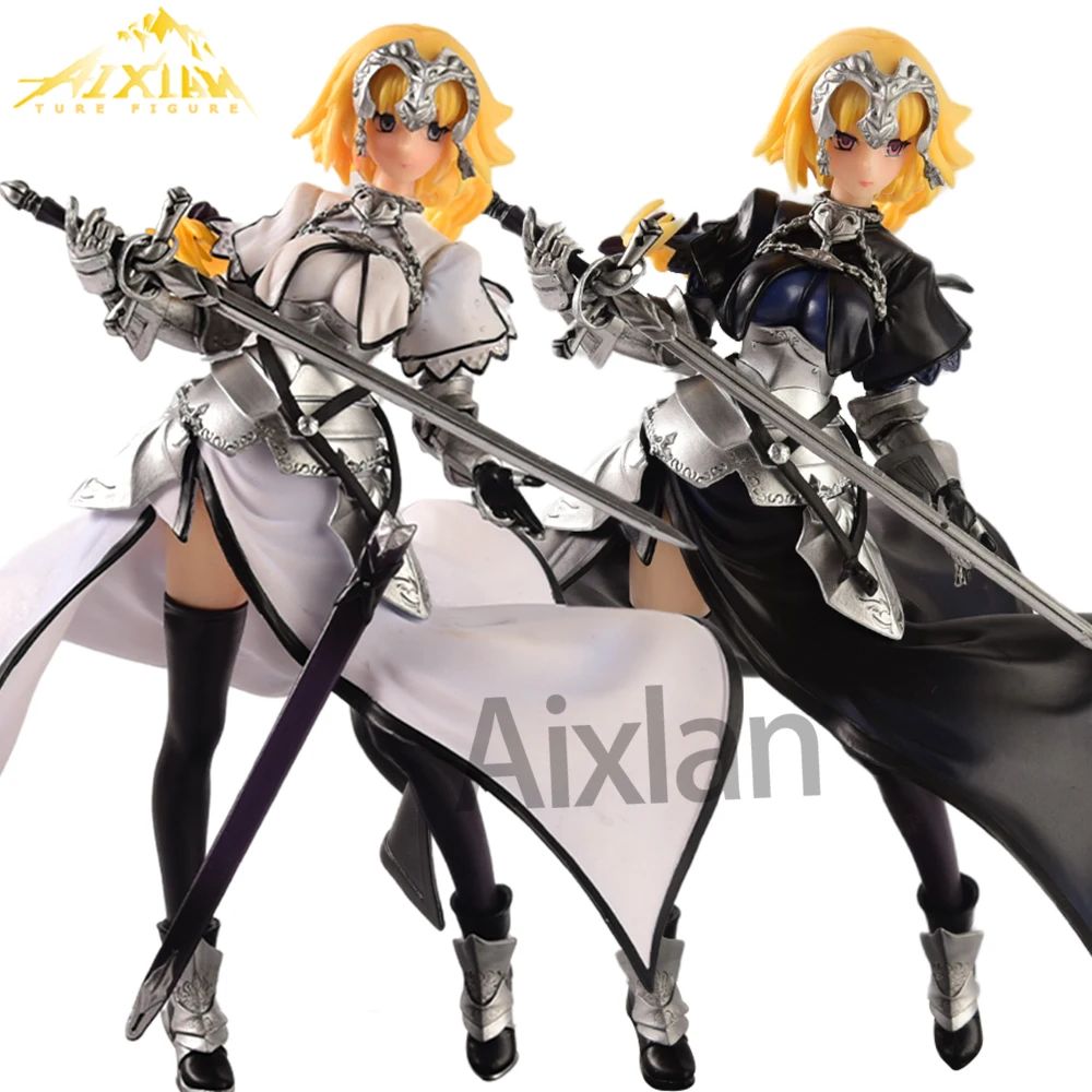 

20cm Fate/Grand Order Saber Figure Anime Fate Figure Black White Grand Jeanne D Arc PVC Action Figure Model Toys Kid Gift