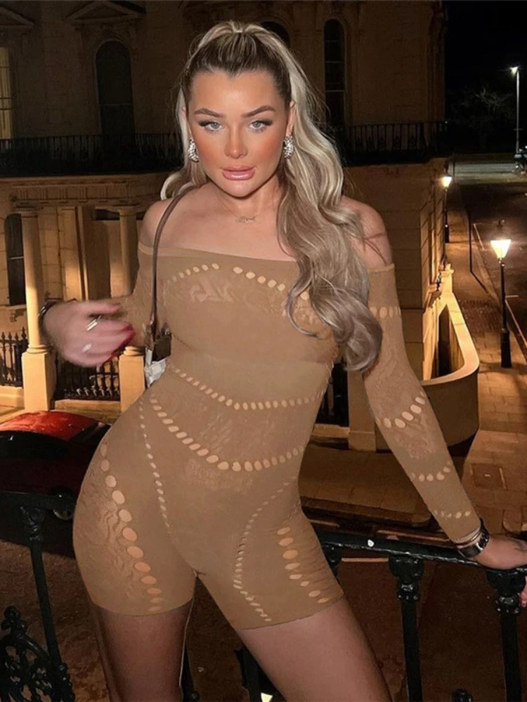 

Женские ажурные шорты, повседневные трикотажные шорты с завышенной талией, с одной линией шеи и запахом, лето 2023