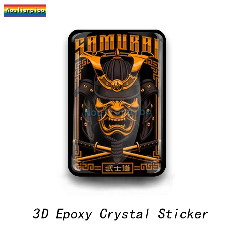 

3D Wonderful 3D эпоксидная купольная наклейка на автомобиль японский самурай японский демон ПВХ автомобиль мотоциклетный шлем сотовый телефон виниловая высечка наклейка