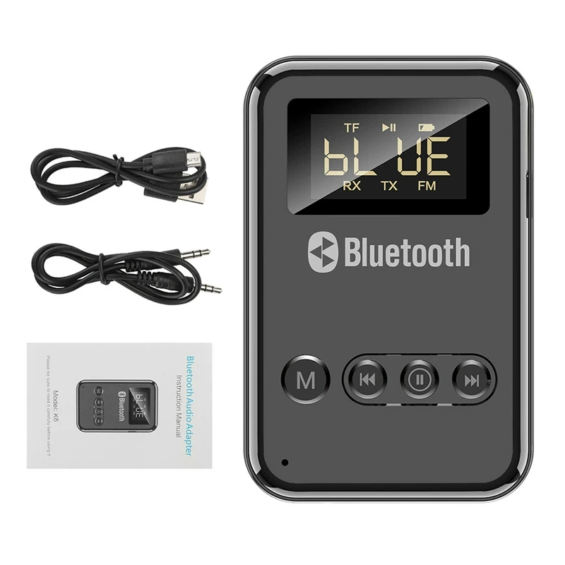 

USB Bluetooth 5,0 передатчик приемник 2 в 1 беспроводной аудио 3,5 мм Aux автомобильный адаптер для ПК ТВ наушников