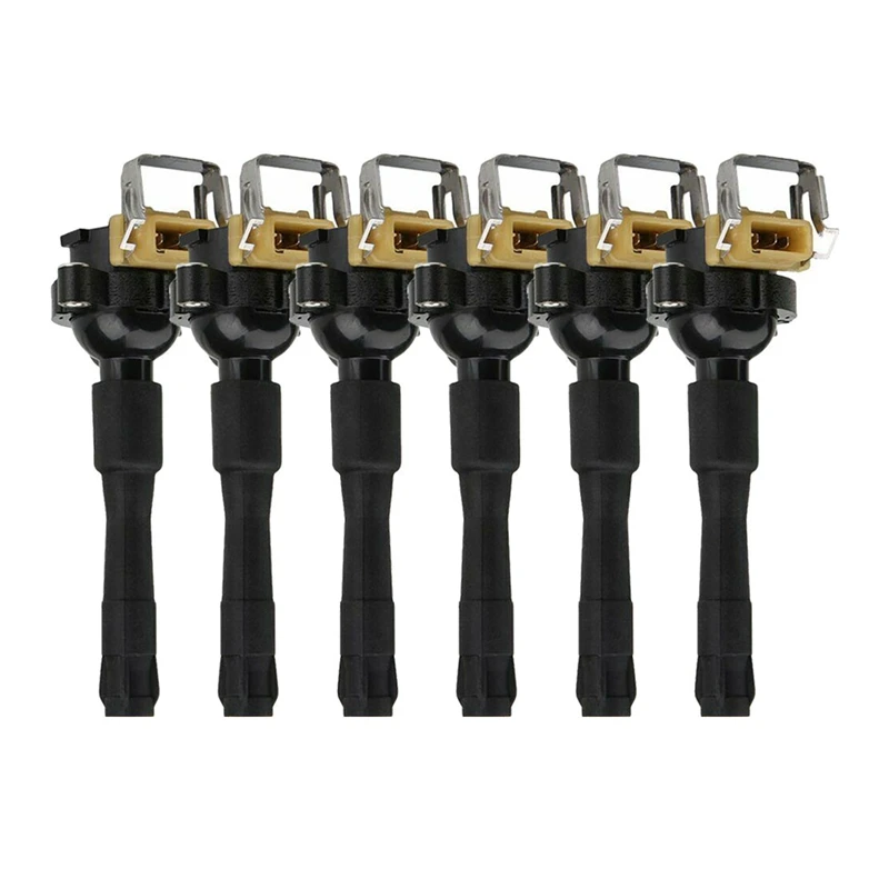 

UF354 UF300 Set Of 6 Ignition Coil For 1994-2005 BMW E36 E39 E46 X5 Z3 Z8 325 328 330 525 530 740 L6 V6 V8 V12 New