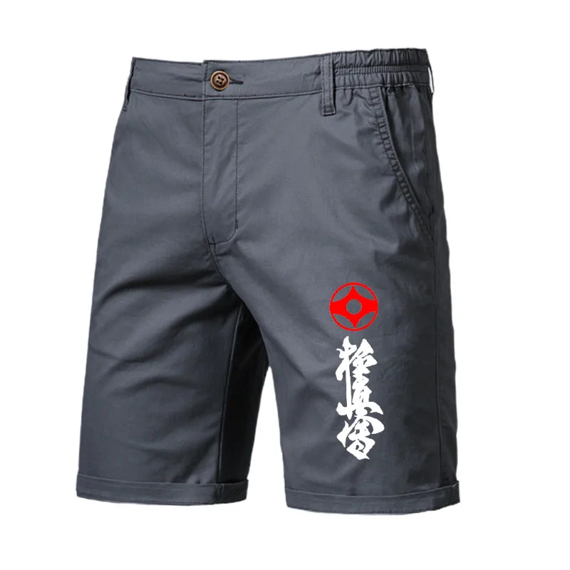 2024 летние хлопковые шорты большого размера деловые повседневные мужские