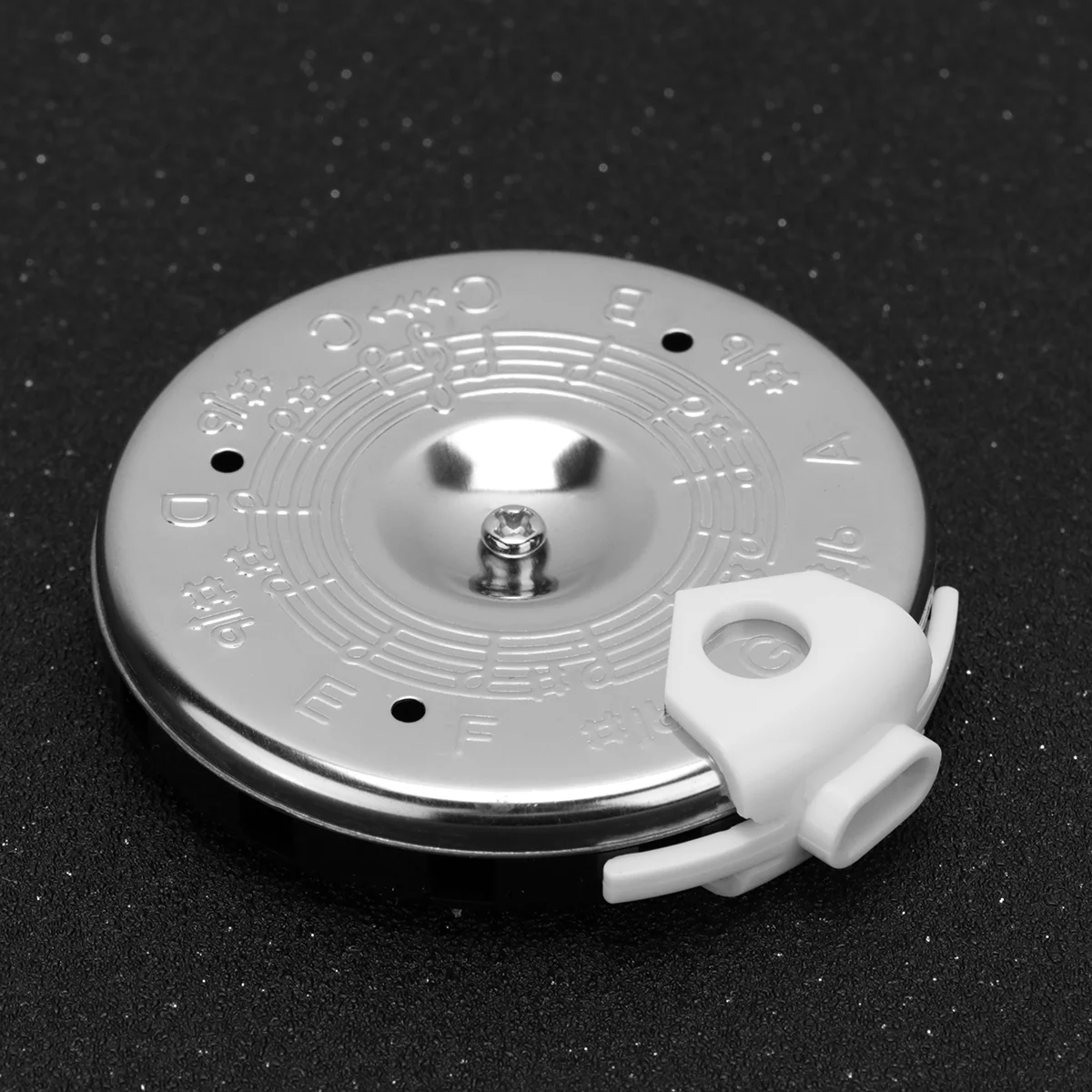 

13 Tone Note Key Chromatic 13 Holes F-F Pitch Pipe Guitar Tuner Tuning Violin Bass (Silver)
