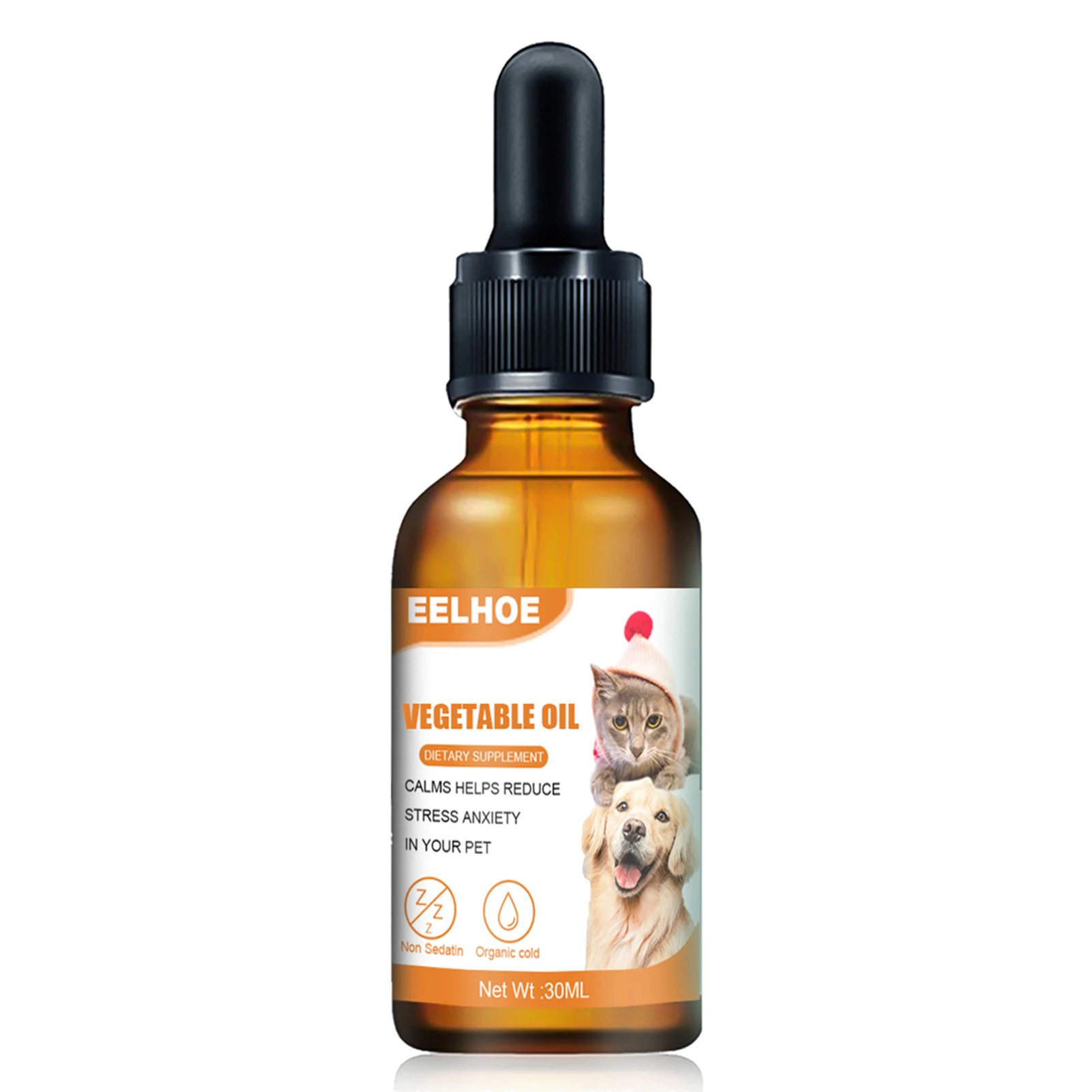 Natural Organic Calming Drops Pet Anxiety Relief Blend Essential Oil For Dogs Cats Create An Anxiety-Free Experience Skin Health |