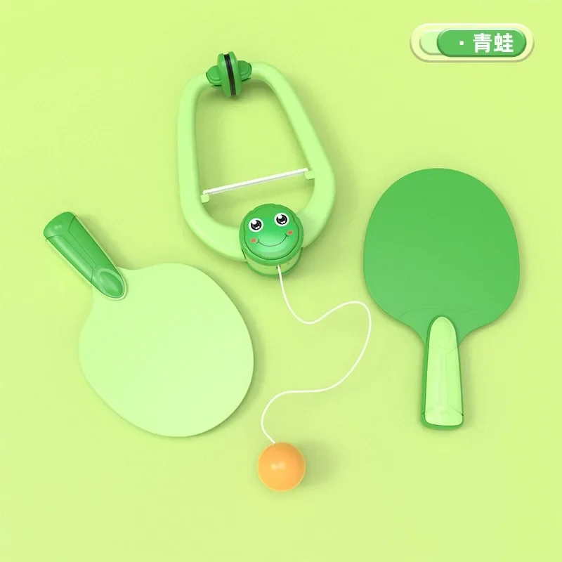 

Table Tennis Toys Comfortable Grip 1 Set Cute Swing Home with Racket Kid Table Tennis Toy BrainGame Entertainment Toy for Child