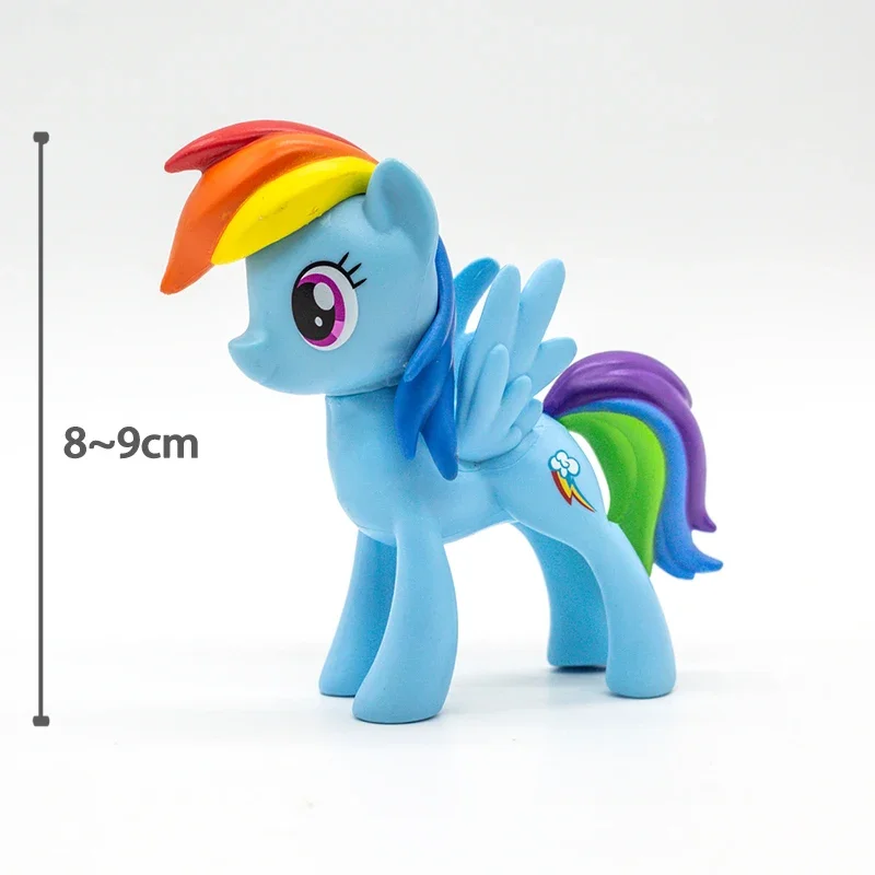 Фото Hasbro мой маленький пони Сумерки Искрящиеся Пинки Пирог Applejack редкость флуттершай Радуга тире анимационное изображение куклы для девочек Подарки №4