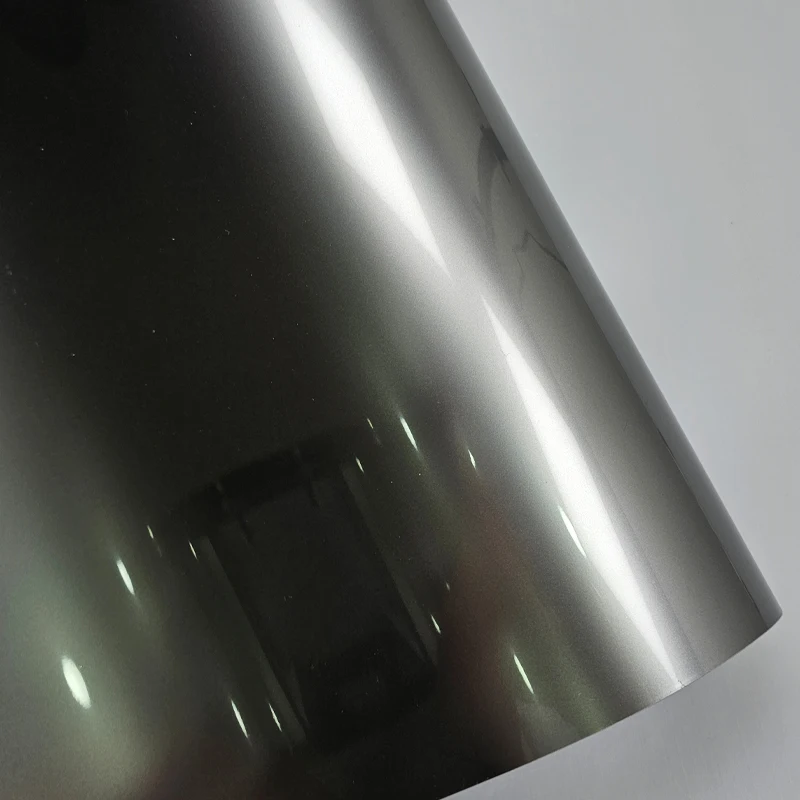 Высокоглянцевая жидкая металлическая Серебряная клейкая Виниловая наклейка для