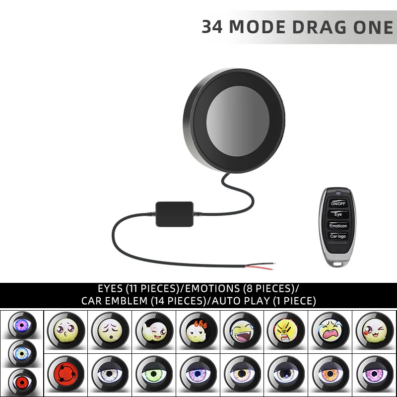 

2-дюймовый светодиодный комплект Devil Eye, автомобильные динамические фонари с дистанционным управлением, комплекты для модернизации глаз, фара в сборе, автоаксессуары