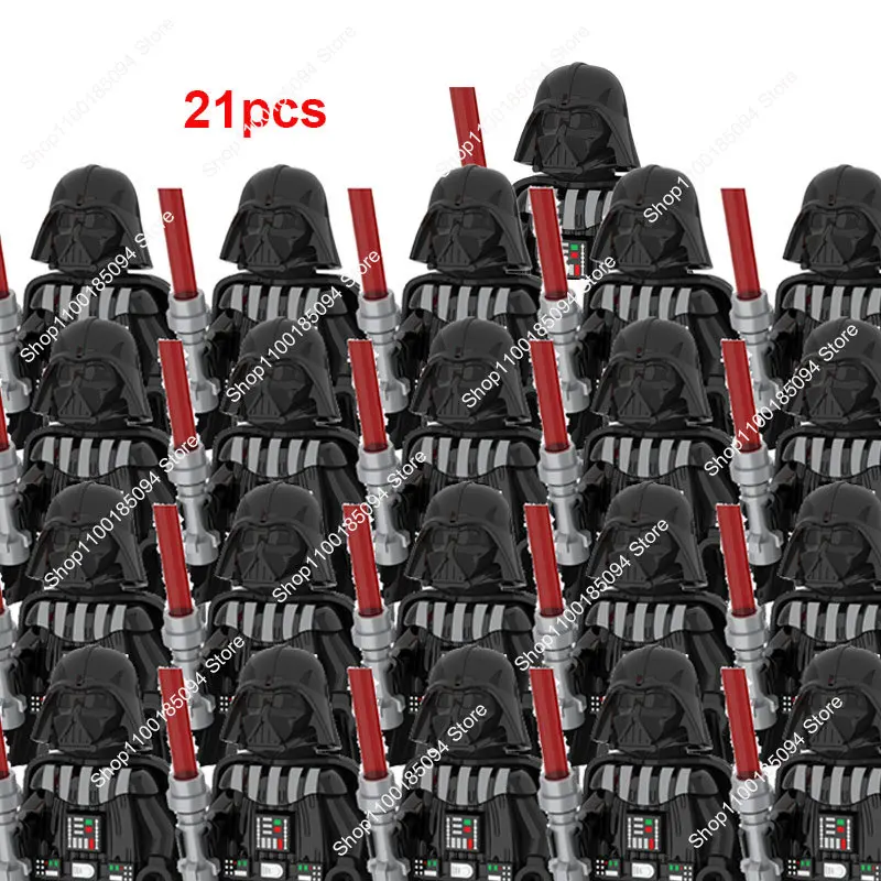 

Hasbro 21pcs Republic Commando 501st Wars Clone Legion Building Blocks Force Darth Vader Crosshair Wrecker Bricks Figures Toys