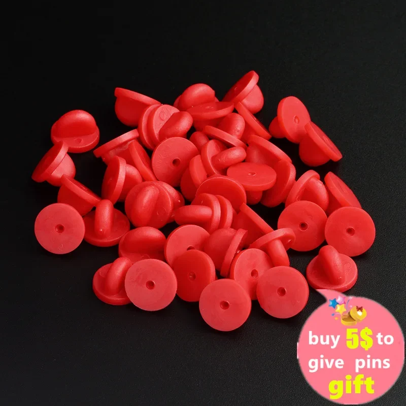 Металлические броши в виде бабочки 50 шт