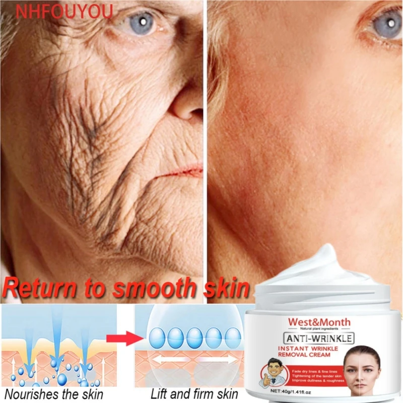 

Collagen Instant Lift Firming Face Cream Wrinkle Remover Fade Fine Lines Anti-aging Whiten Moisturize Brighten Korean Cosmetics