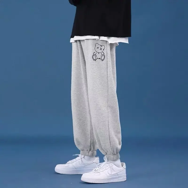 2024 весенне-осенние новые мужские спортивные повседневные брюки свободного кроя