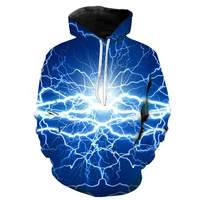 fashion thunderbolt hoodie men women children sweatshirts lightning flash 3d print hoodies boy girl kids cool pullover