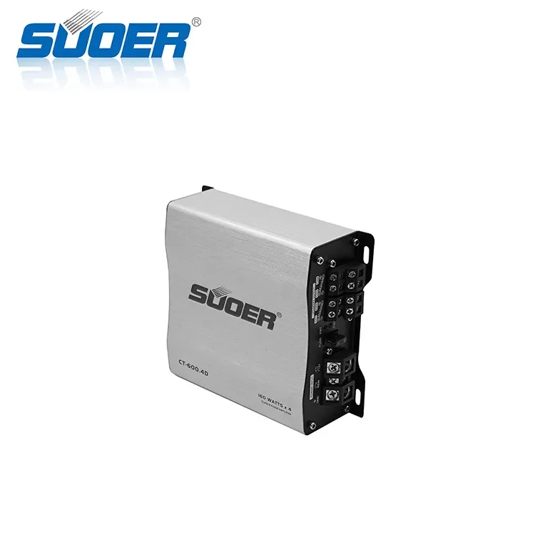 Suoer CT-600.4D-U 4-канальный автомобильный усилитель мощностью 1500 Вт полнодиапазонный