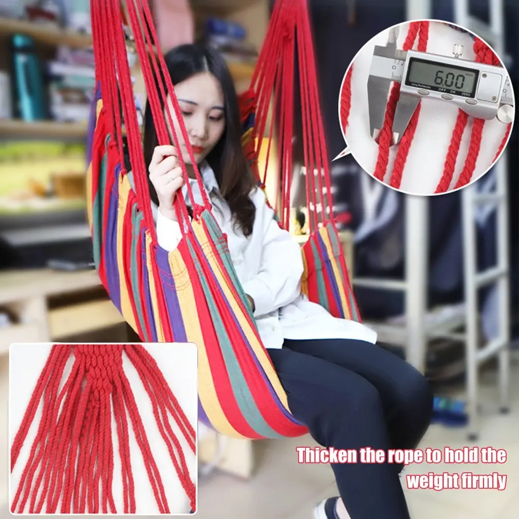 Туристический гамак утолщенная прочная холщовая подвесная кровать двойное