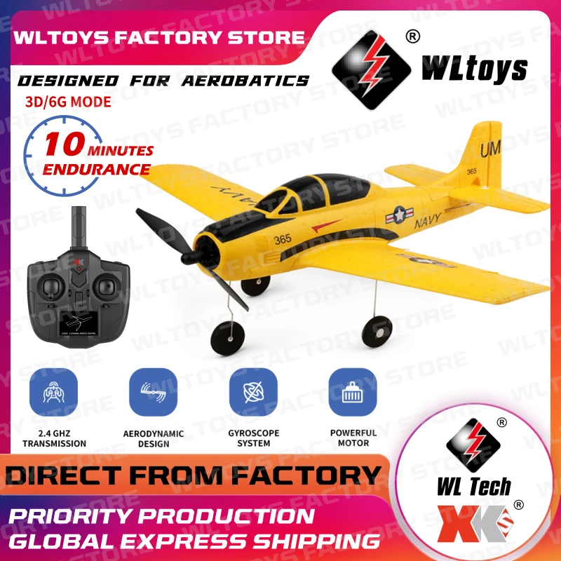 Модель самолета XK A210 T28 4Ch 384 Wingspan 6G/3D 6-осевой стабильный летательный аппарат с