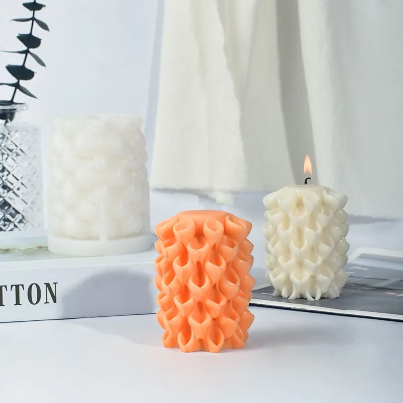 

Geometry Flower Ball Silicone Candle Mold DIY Morning Glory Pillar Candle Making Soap Resin Clay Mold Gifts Art Craft Home Decor