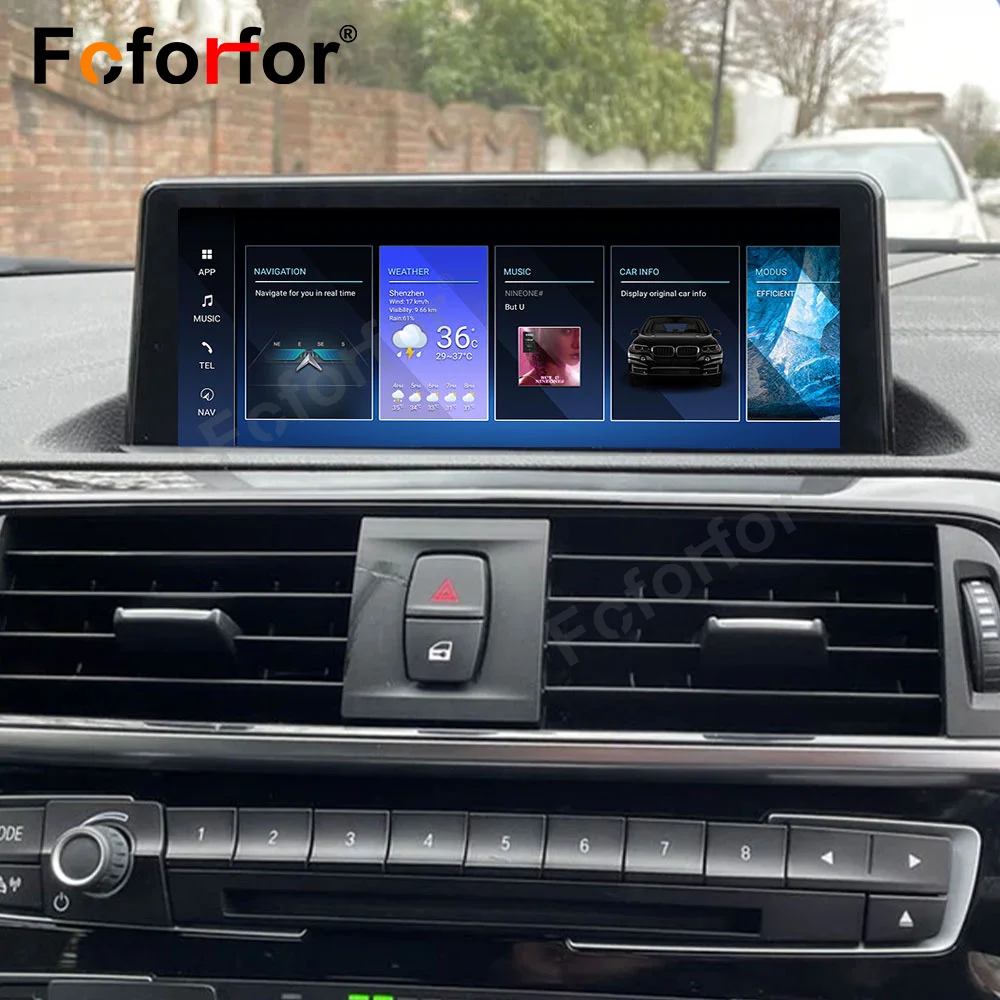 Автомобильный радиоприемник 8 дюйма для BMW 2 серии F22 F45 2013-2019 NBT EVO Android 13 с 4G LTE CarPlay