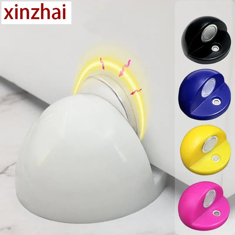 

New Door Suction Strong Magnetic Plastic Punch-free Door Stopper Magnetic Suction Multicolor Door Stop Turtle Top