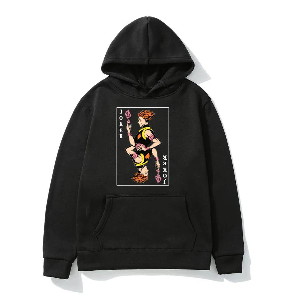 

2022 Anime Hunter X Hunter Hisoka Hoodie Men Women Japanese Streetwear Harajuku Sweatshirts Kawaii Graphics Print Hoodies Tops