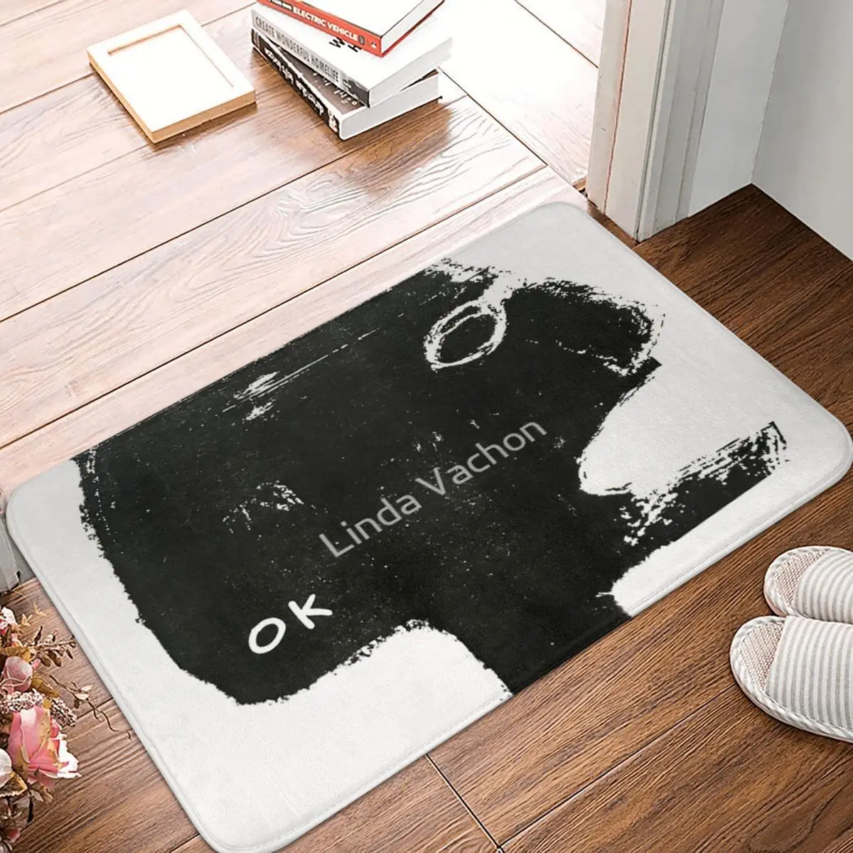 

OK Monochrome Illustration 60x40cm Carpet Polyester Floor Mats Popular Practical Carpets