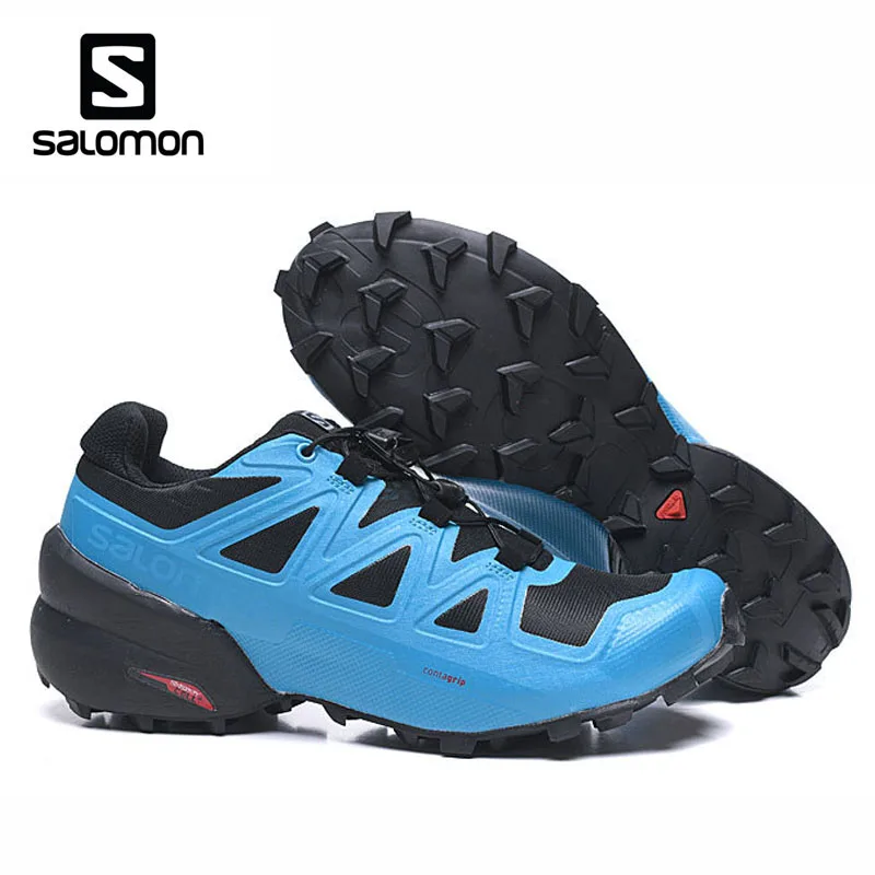 Professional Outdoor Original Salomon Speed Cross 5 Running Men Athletic Sport Speedcross 5 Breathable Sneakers Shose