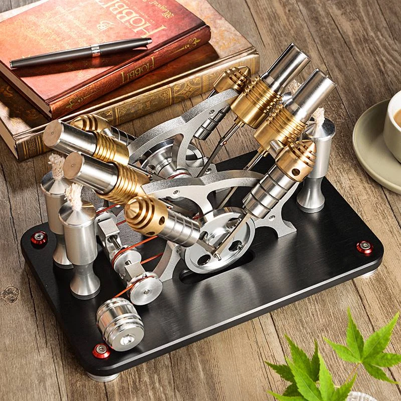 

Stirling Engine CNC High End All Metal Manufacturing Can Start The Simulation Engine Toy Model Game Boy Toy Science Experiment