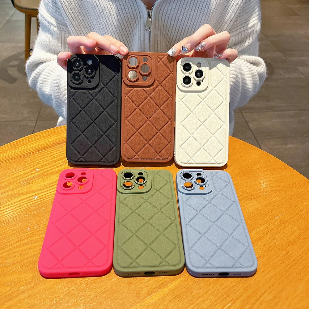 Кожаный чехол из овечьей кожи для iPhone 15 Pro 11 12 13 14 Max XR X XS 7 8 Plus силиконовый