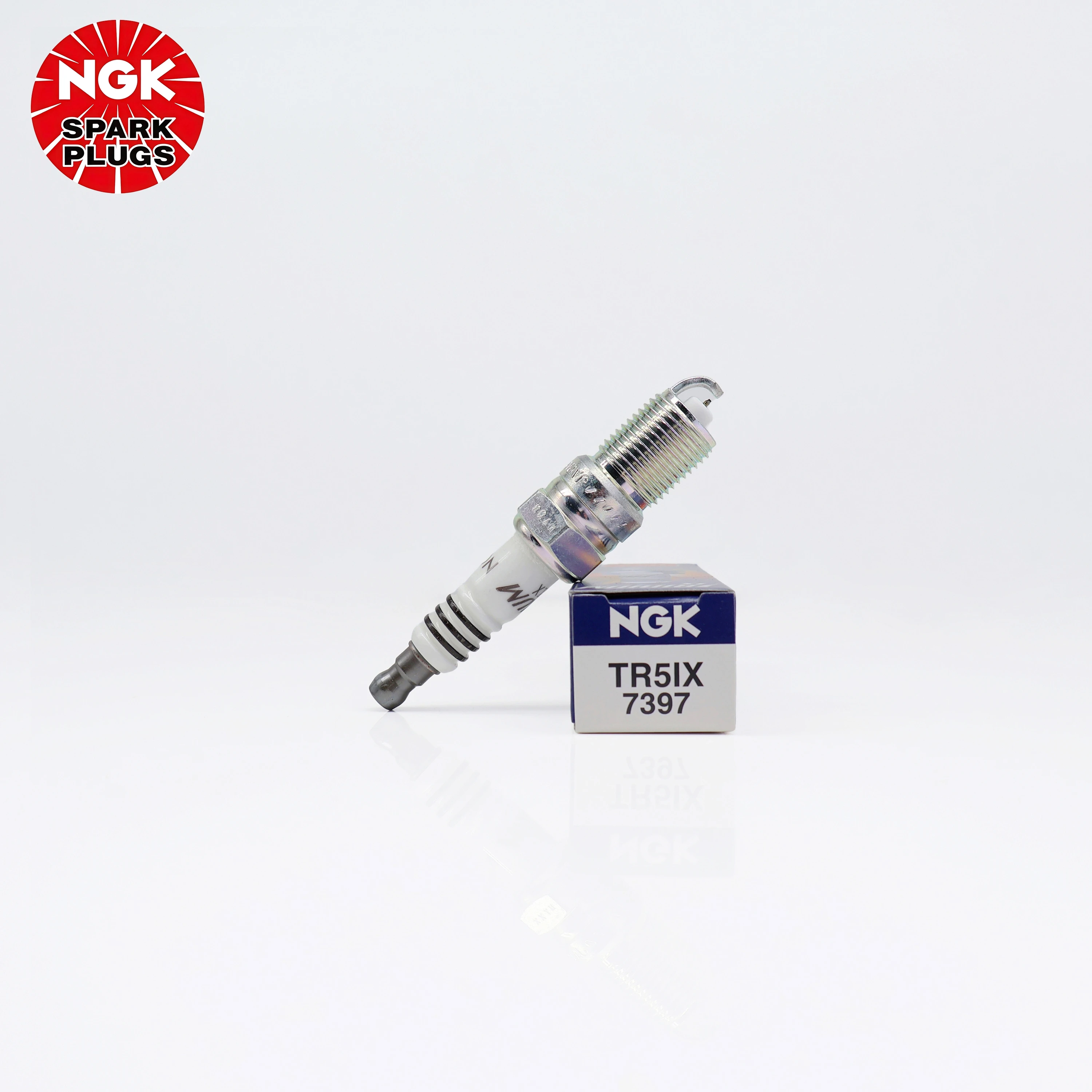 Фото Иридиевая свеча зажигания NGK TR5IX 7397, оригинальный продукт для MERCURY MAZDA, OEM: 803990, AJ0918110 №2