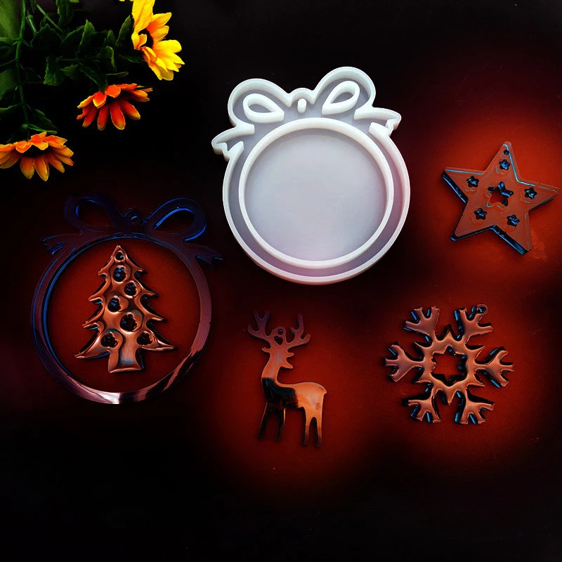 Рождественские украшения силиконовая форма сделай сам ручная работа