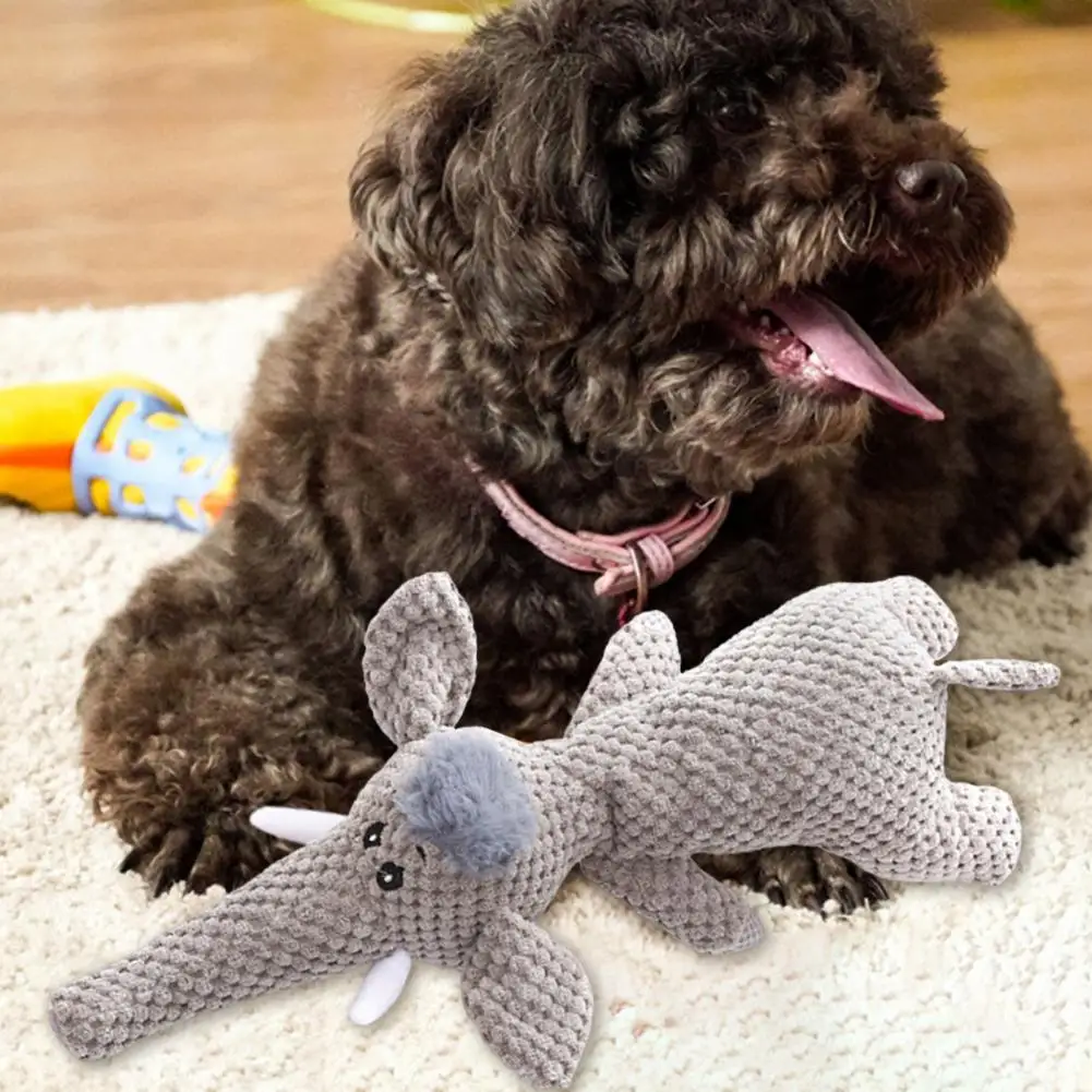 Писклявая плюшевая игрушка для собак мягкие игрушки в виде льва/волка/слон с