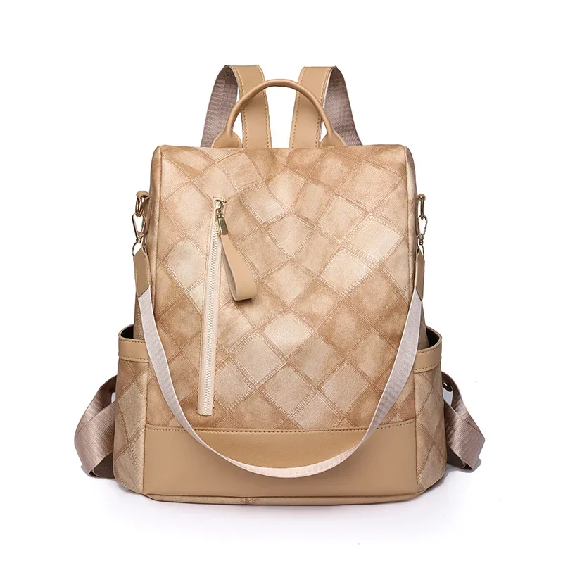

Women's School Bag Youth Girl Cool Fashion Men's Women's PU Soft Leather Travel Backpack Women,mochilas para mujer