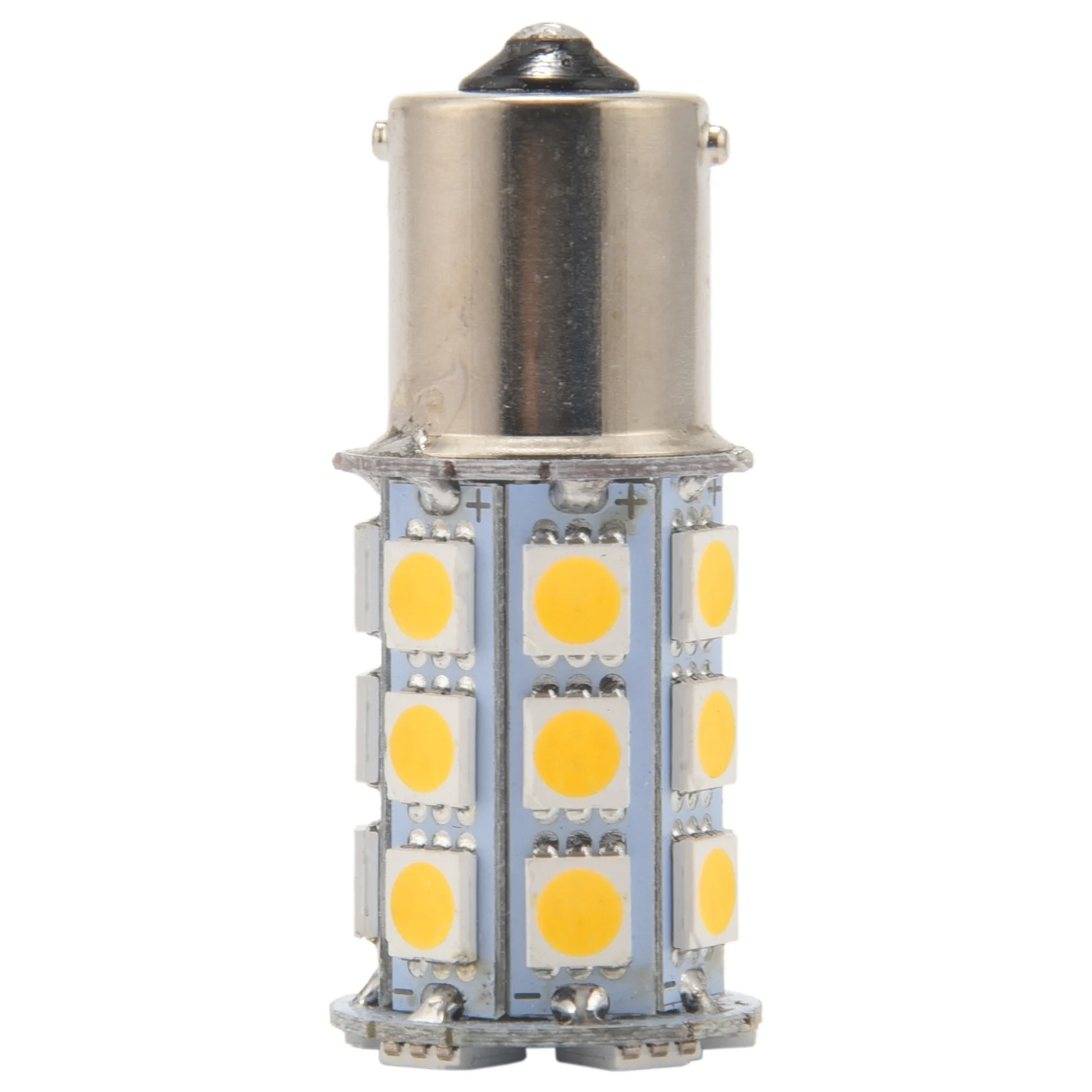 

10X Warm White 27 SMD LED 1156 1141 1003 RV Camper Trailer Interior Light Bulbs
