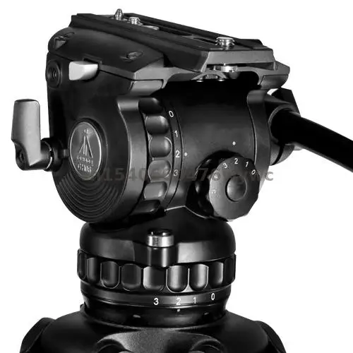 

E-IMAGE GH06 6kg Payload Camera Video Fluid Head With 75mm Bowl E-IMAGE GC752 Tripod Professional Carbon Fiber Tripod Video Legs