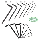 7 шт. мини Г-образный шестигранный ключ гаечный ключ Набор отверток Набор инструментов гаечный ключ набор инструментов для ремонта автомобиля