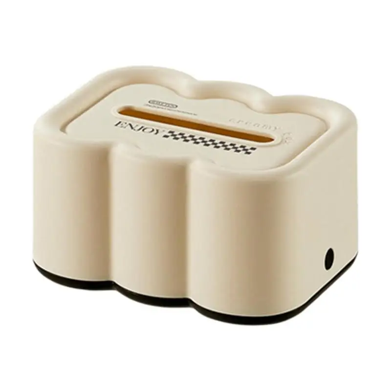 

Tissue Box Cover Tissue Box Wet Wipes Holder No Punching Self-adhesive Wipes Holder With Lid For Car Bathroom Countertop Bedroom