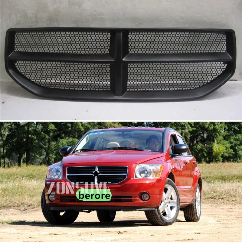 

Для Dodge Caliber 2008-2011 гонок решетка передний бампер решетка комплект аксессуаров