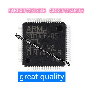 (1PCS)100% New STM32F405RGT6 GD32F405RGT6 STM32F405 32F405RGT6 GD32F405 RGT6 QFP64 Chipset