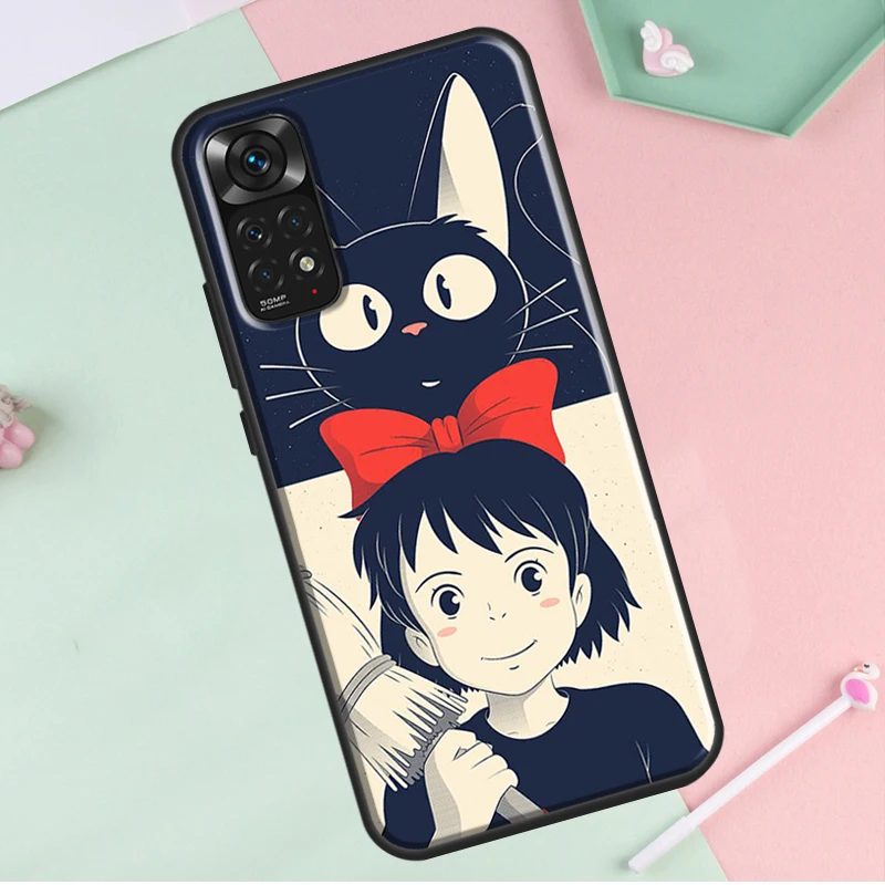 Чехол Kikis Delivery Service для Xiaomi Redmi Note 11 10 Pro Cover 8 9 10S 11S 10A 10C 9A 9C 9T.