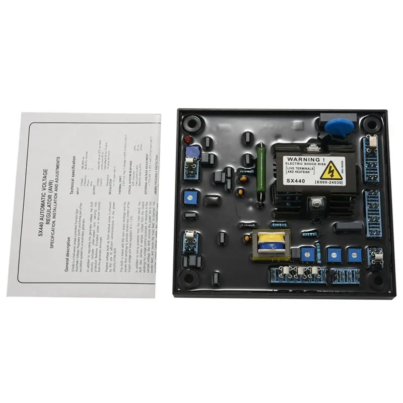 Модуль автоматического регулятора напряжения 3X Avr Sx440 для генератора Newage Stamford Dho (art.: 3920dbcdde38d) - 3920dbcdde38d