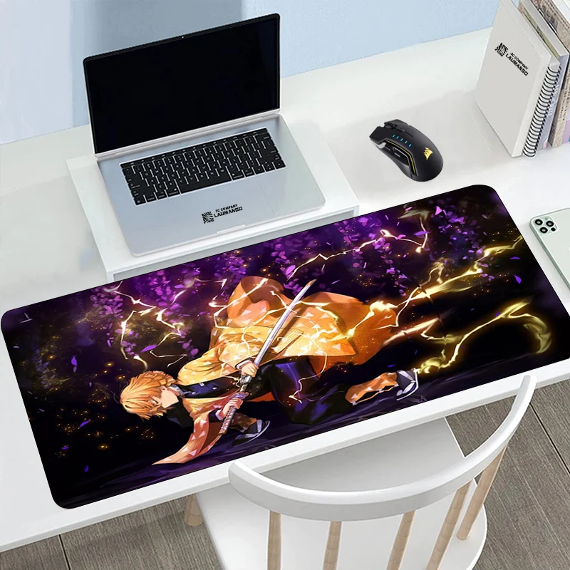 

Large Office Carpet Mouse Mats Demon Slayer Kimetsu No Yaiba Gamer Pad Hot Pc Gaming Computer Mousepad 900x400 Keyboard Extended