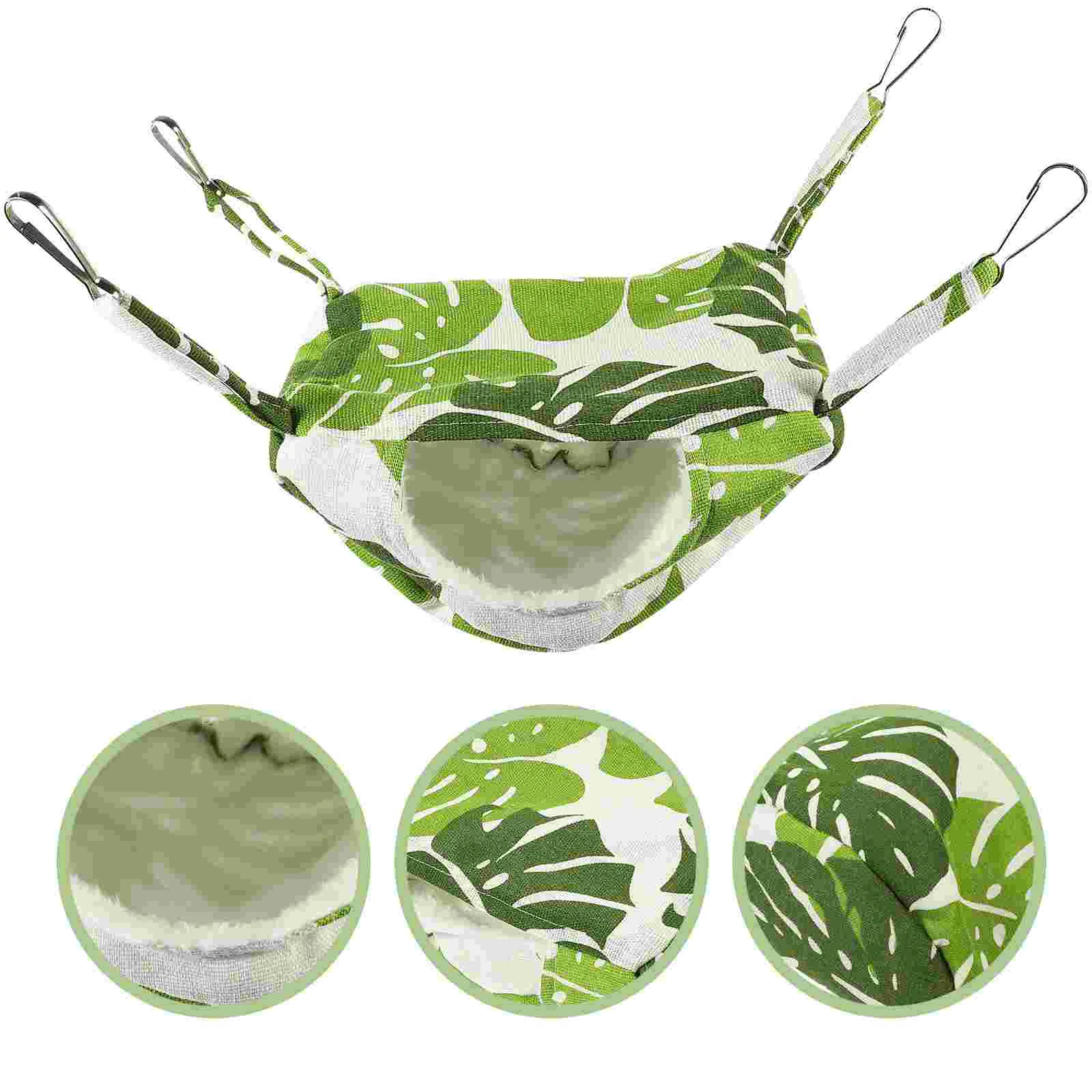 

Bed Hamster Hammock Hanging Pet Chinchilla Small Animal Warm Squirrel Cage Wintersleeping Comfortable Guinea Net Tentbird Hut