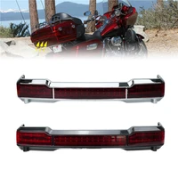 1 Pcs Motorcycle Rear Tail Box Lamp Strip LED Taillight Running Brake Light For Harley Touring Classic King Electra Glide 97-08