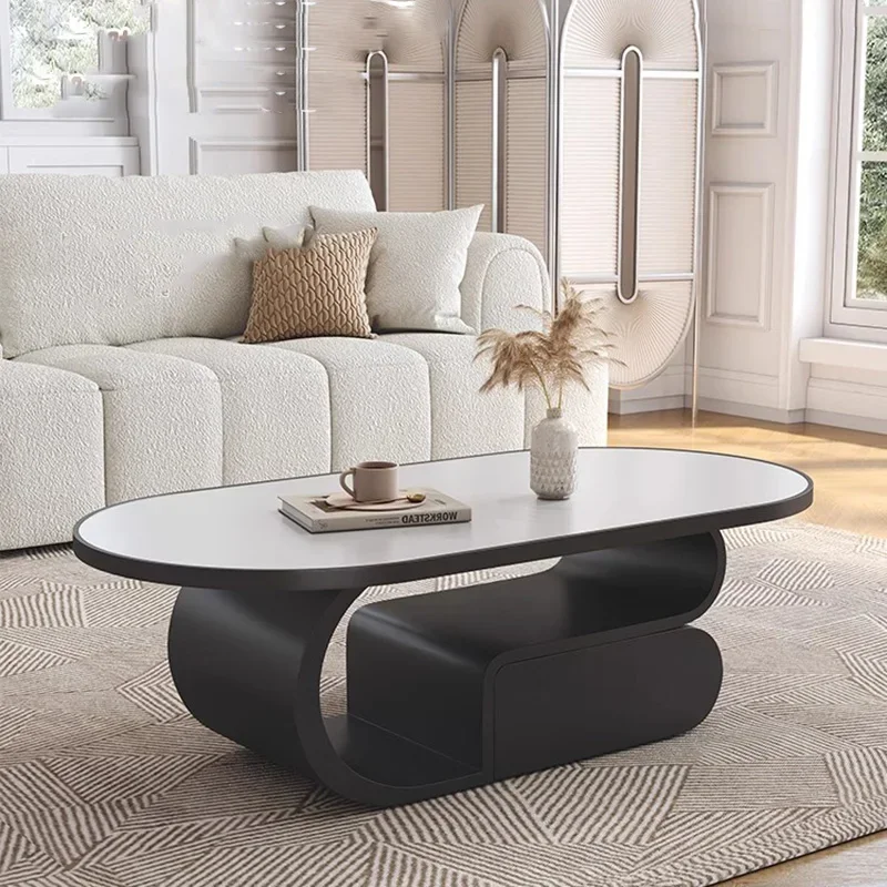 Дизайнерские кофейные столики для квартиры овальные домашние маленькие