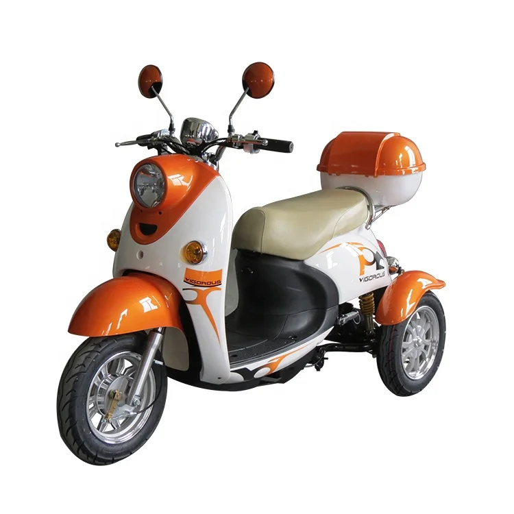 

T412-2 China New Fashion 3 Wheel Electric Scooter Adults Electric Vehicle Low Speed Electric Passenger Tricycle