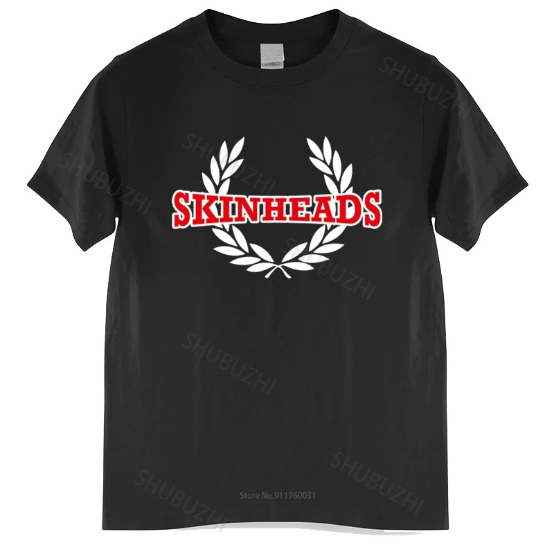 

Summer mens tshirt MENS SKINHEAD LAUREL T SHIRT OI SKA SKINS SCOOTERS PUNKS RUDEBOYS SPIRIT OF 69 unisex t-shirt