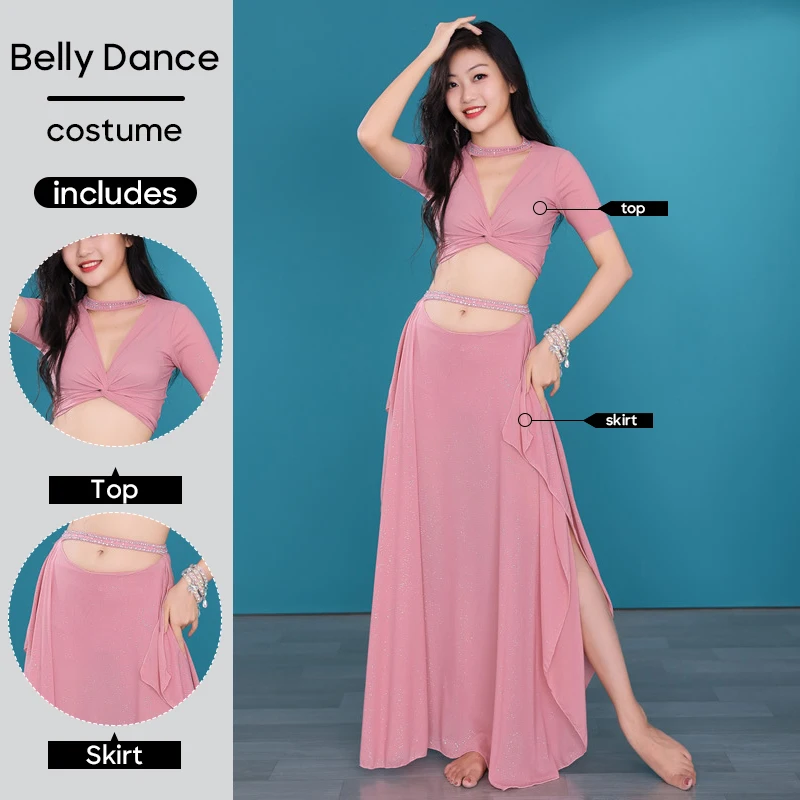Костюм для танца живота комплект из 2 предметов платье сексуальный костюм топ и