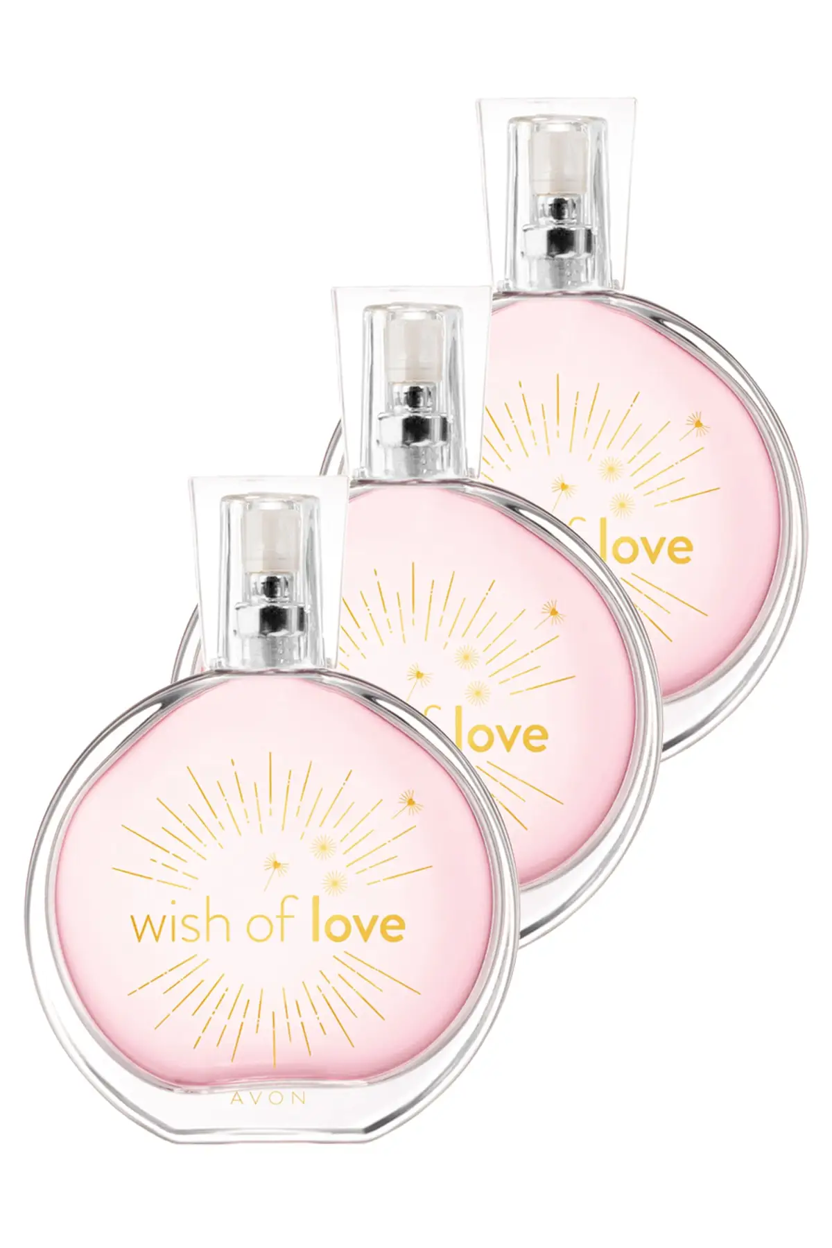 

Wish you Love Women 'S Perfume Edt Of 50 ml 3'lü Set 5050000103381
