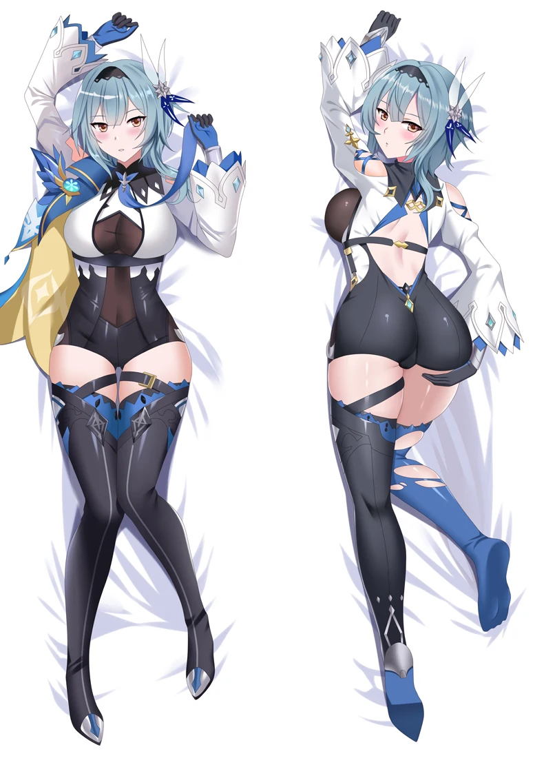 

Новый узор популярная игра Genshin Impact Ganyu Dakimakura Otaku аниме обнимающая Подушка Чехол