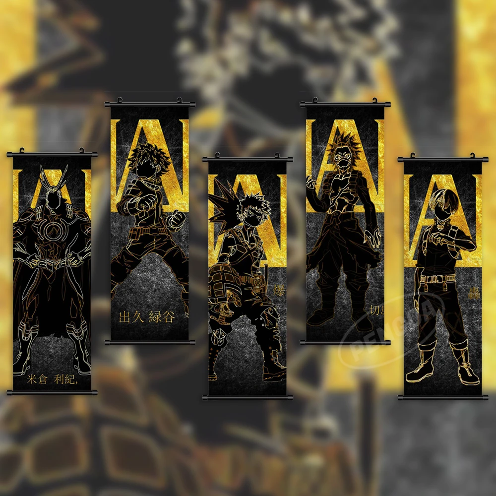

Домашнее украшение аниме печать на стене, рассекающий демонов, Kamado Tanjirou, художественный постер, холст, картины, Свиток, подвесная картина дл...